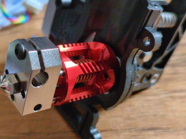 Dragon HF hotend attached