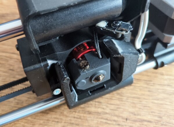 Dragon HF hotend attached