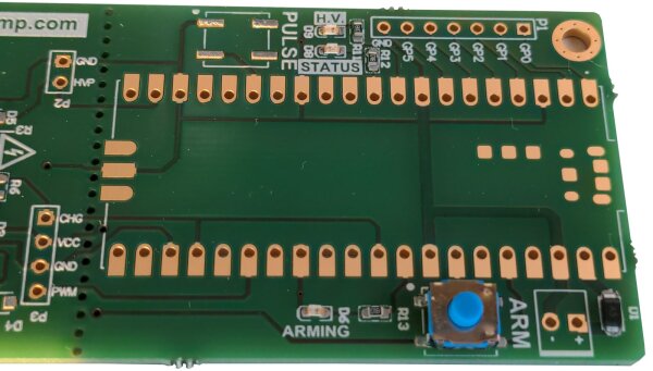 PCB with first components